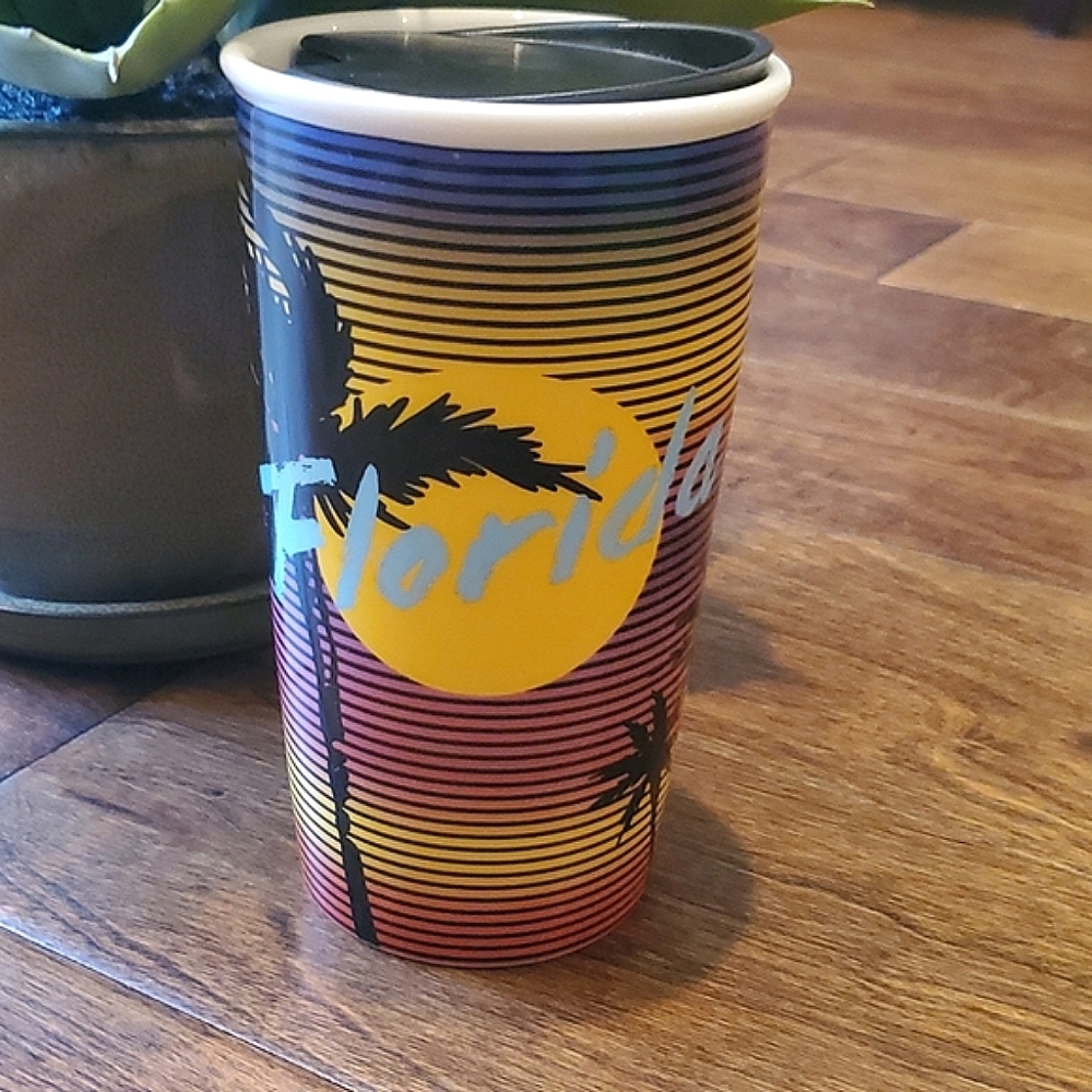 Florida Starbucks Ceramic Tumbler